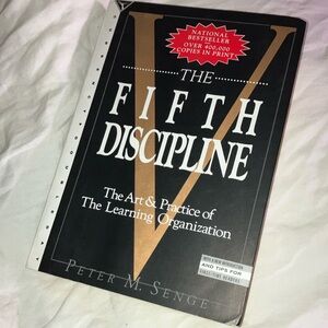 The Fifth Discipline Book by Peter M. Senge